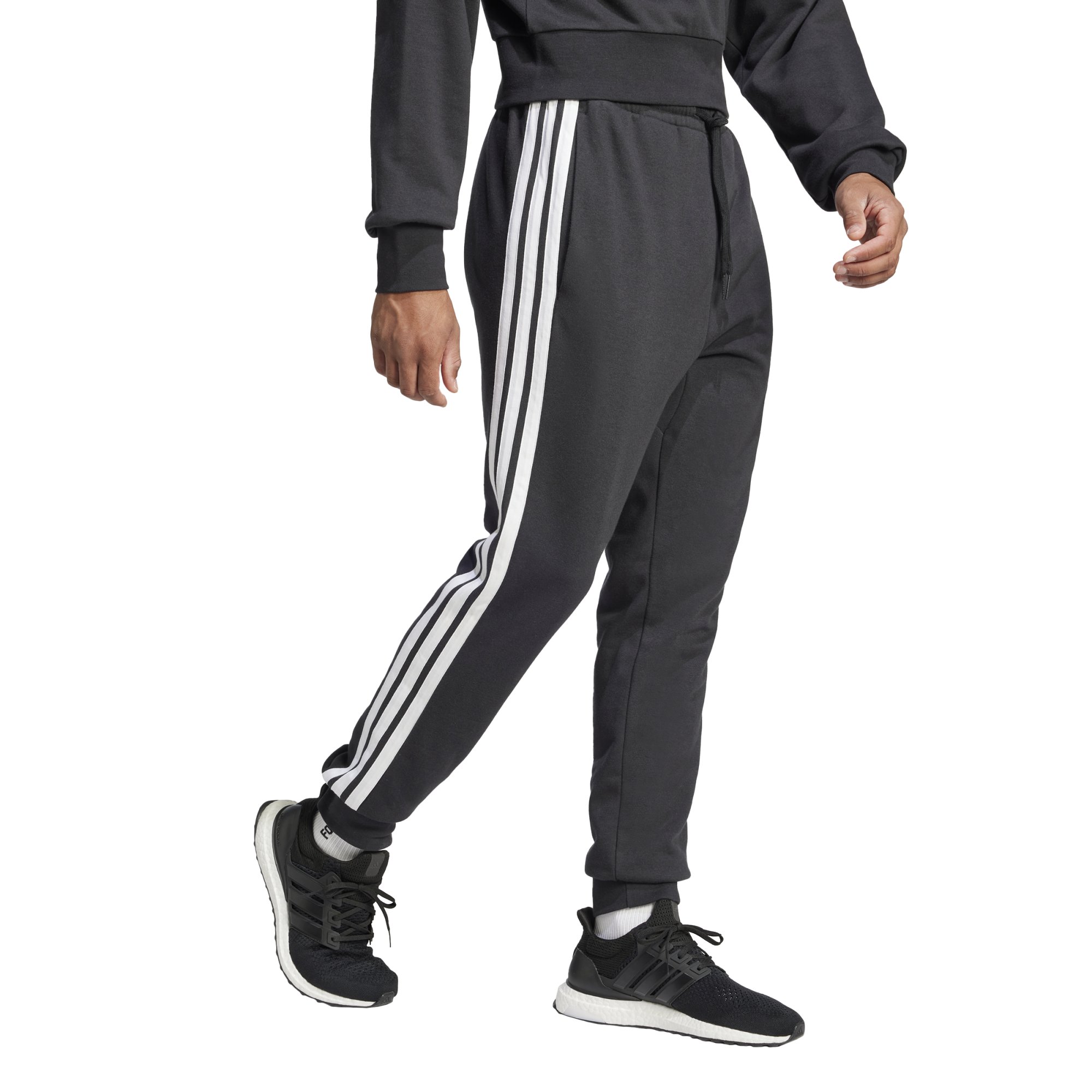 Adidas Essentials 3-Streifen French Terry Hose