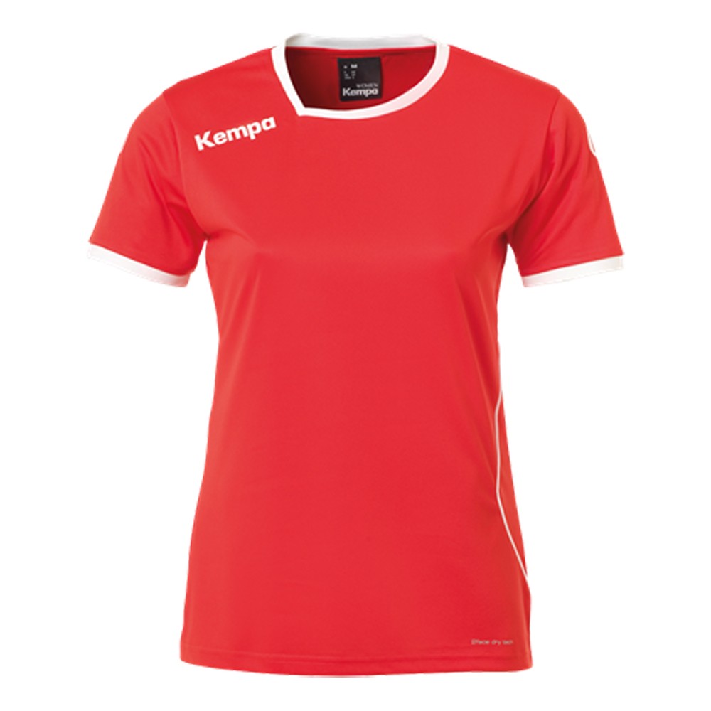 Kempa Curve Damen-Handballtrikot rot/weiß