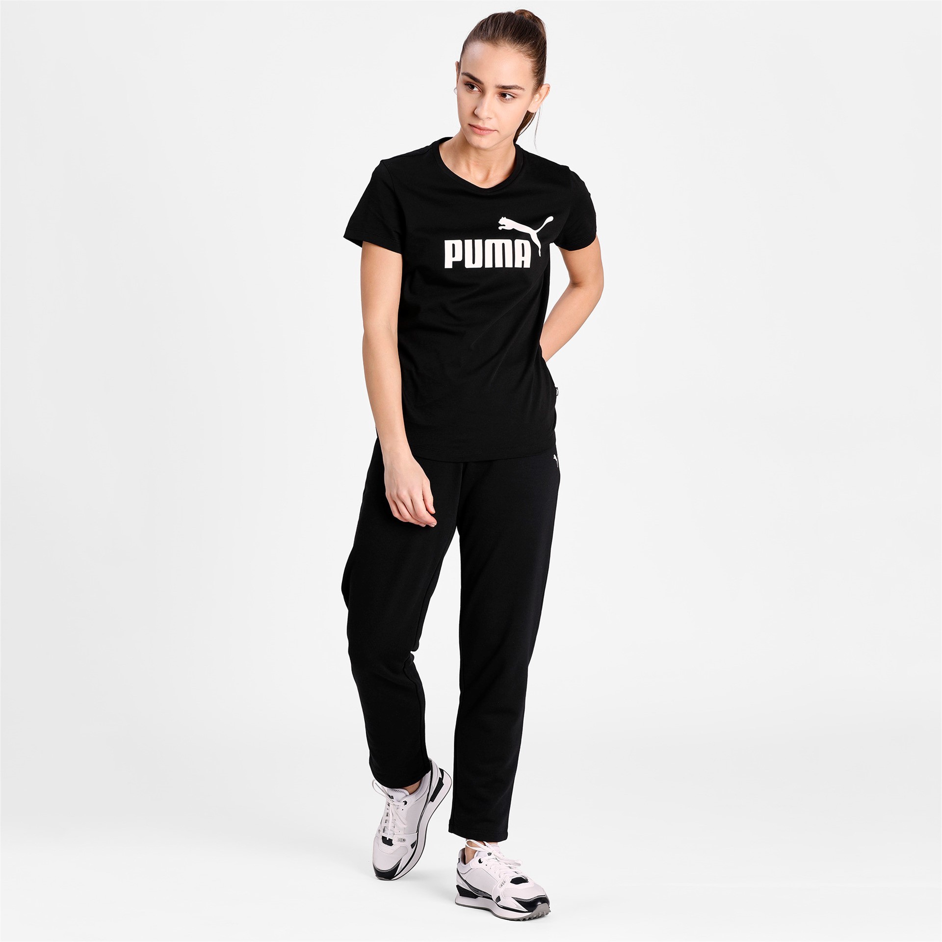 Puma Essentials Logo T-Shirt Damen