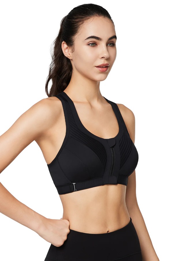 Yvette Sport Bra Functional High Support mit Zip