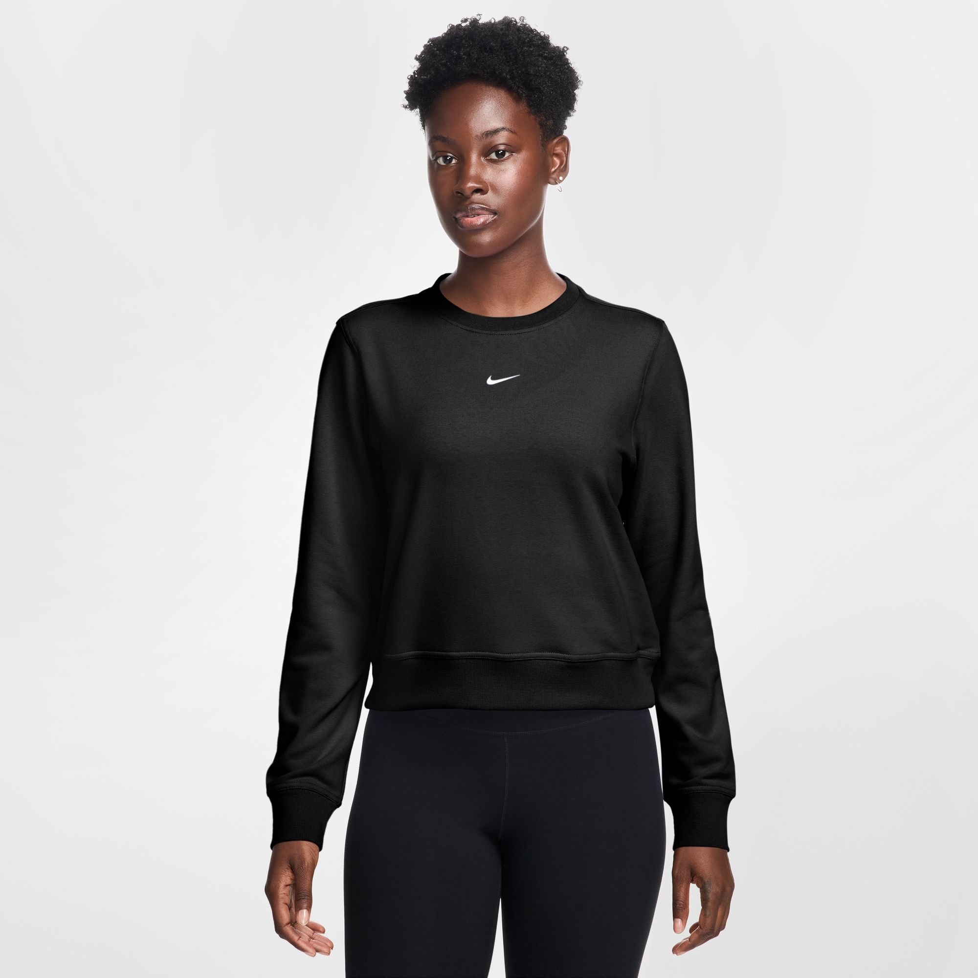 Nike One Dri-Fit Crew-Neck Sweatshirt Damen