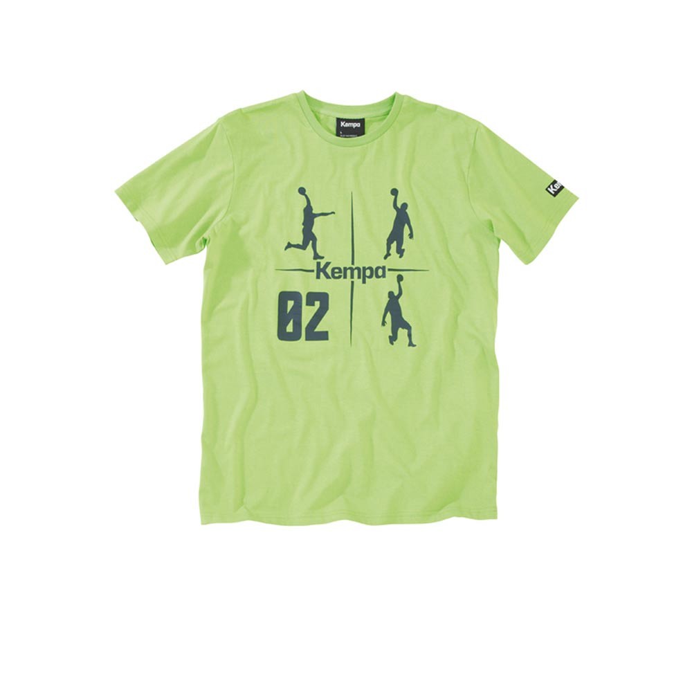 Kempa Cross-T-Shirt gün/anthrazit Kinder und Erwachsenen