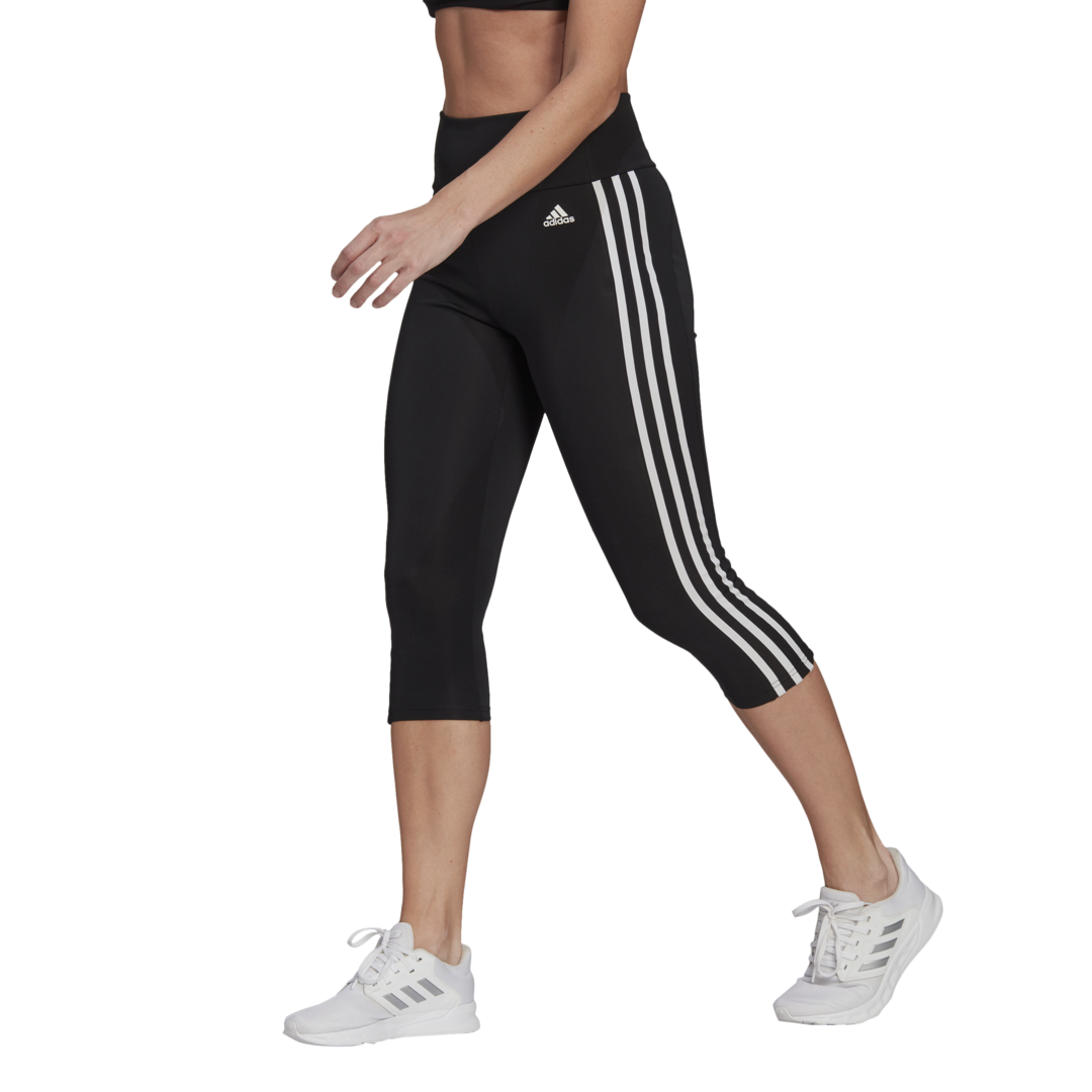 Adidas High-Rise 3-Streifen ¾ Hose Damen