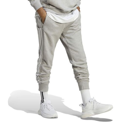Adidas Essentials French Terry Tapered Cuff 3-Streifen Hose