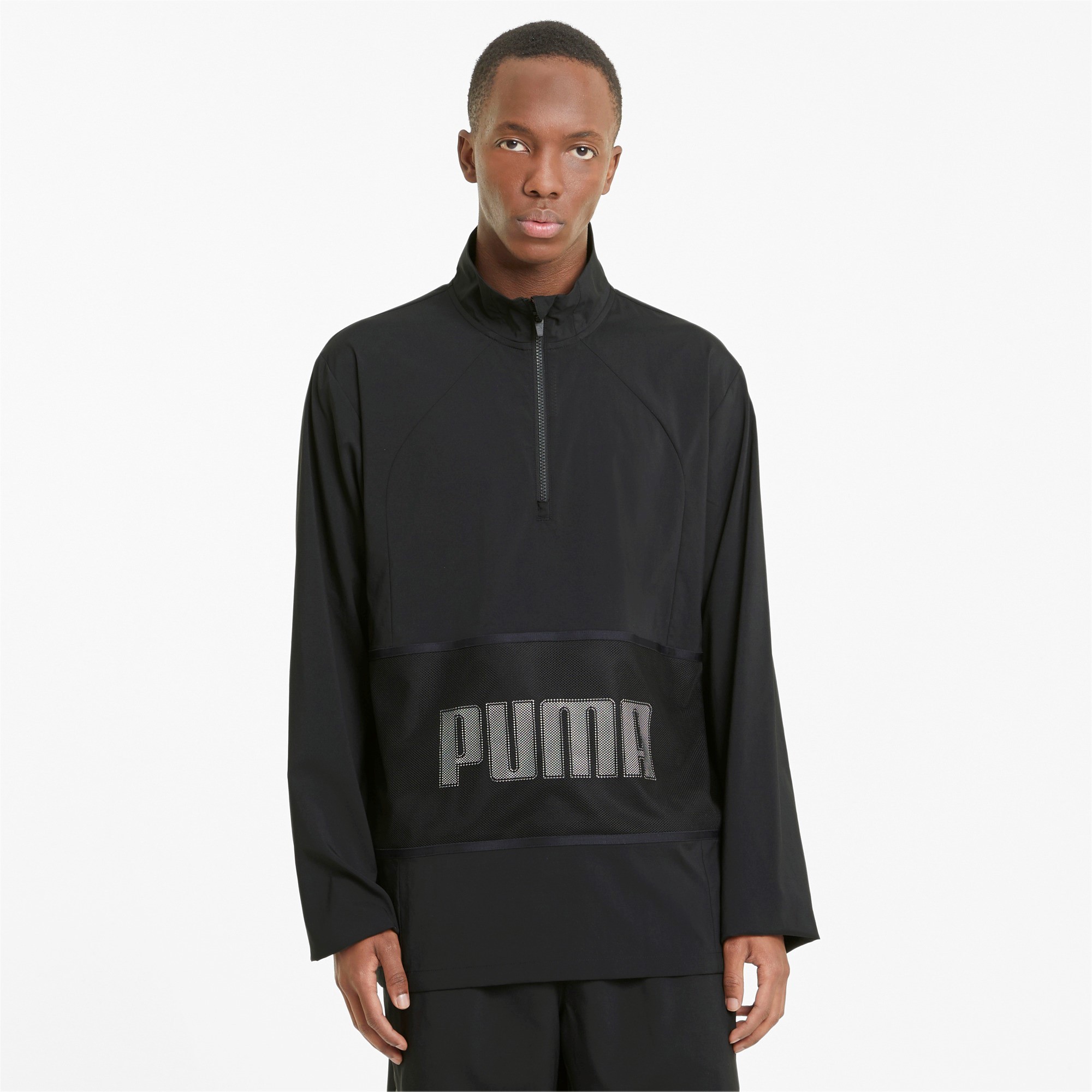 Puma Train Graphic Woven ½ Zip Jacke