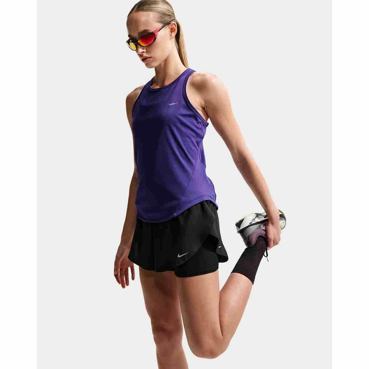 Nike Dri-Fit Flow 2-in-1 Lauf Shorts Damen