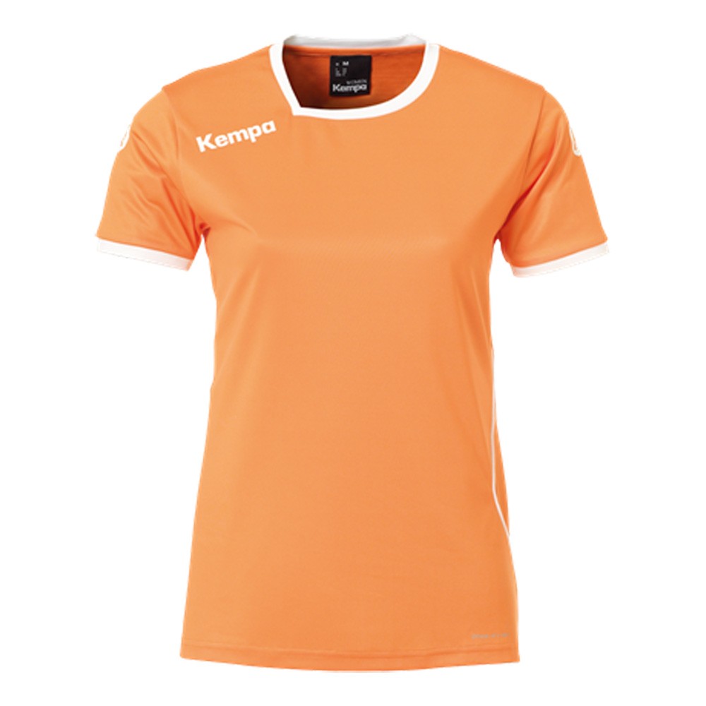 Kempa Curve Damen-Handballtrikot orange/weiß