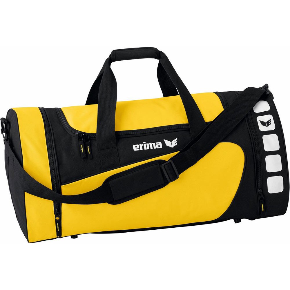 Erima Sporttasche Club 5 Line gelb/schwarz large