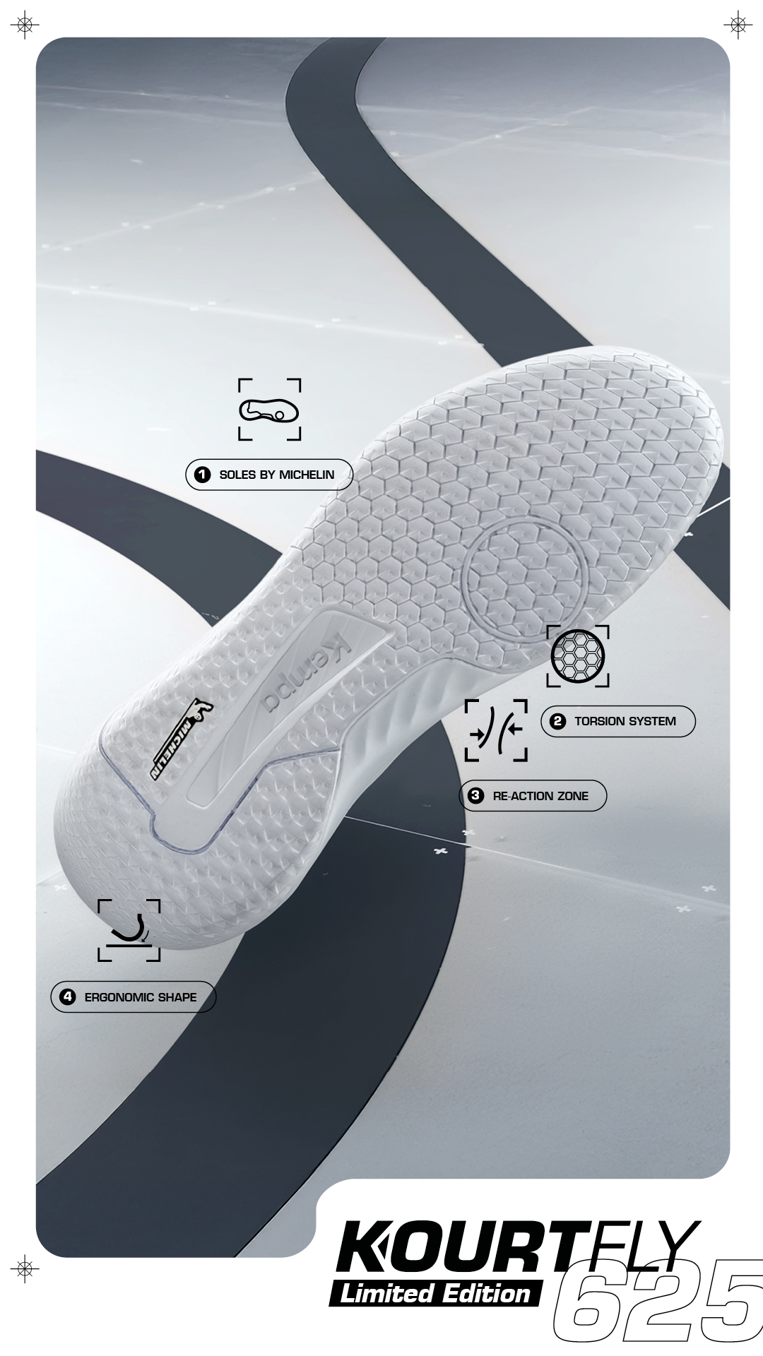 Kempa Handballschuhe Kourtfly SMU Limited Edition 625