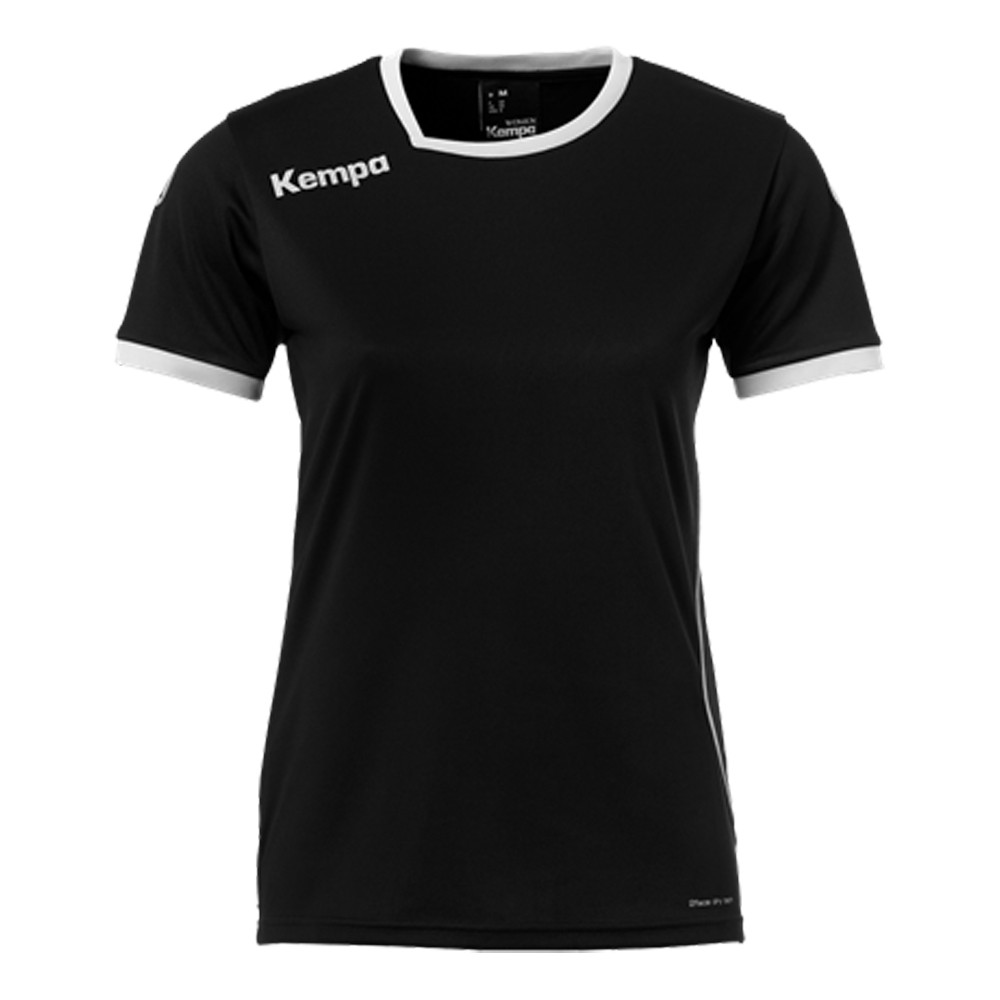 Kempa Curve Damen-Handballtrikot schwarz/weiß
