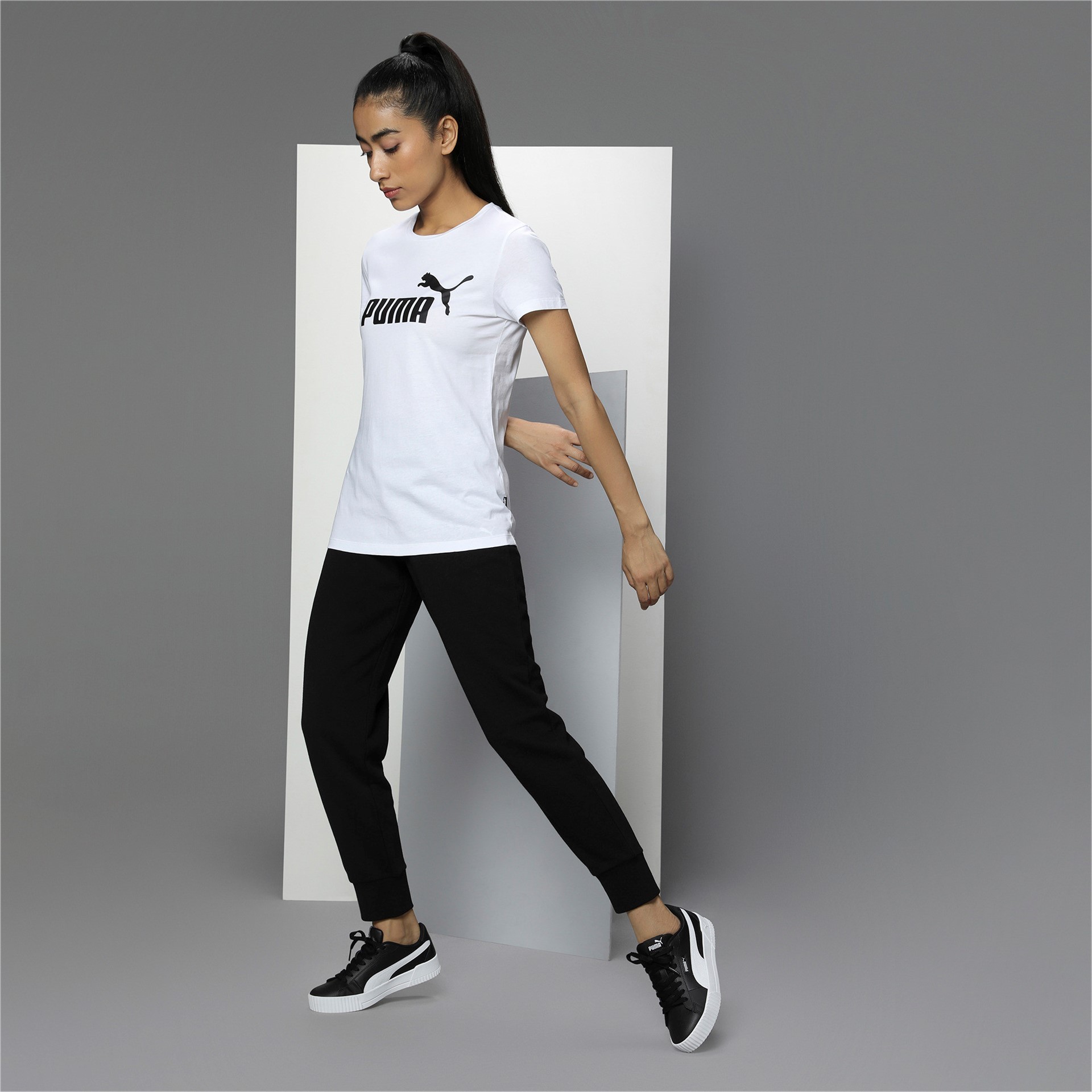 Puma Essentials Logo T-Shirt Damen