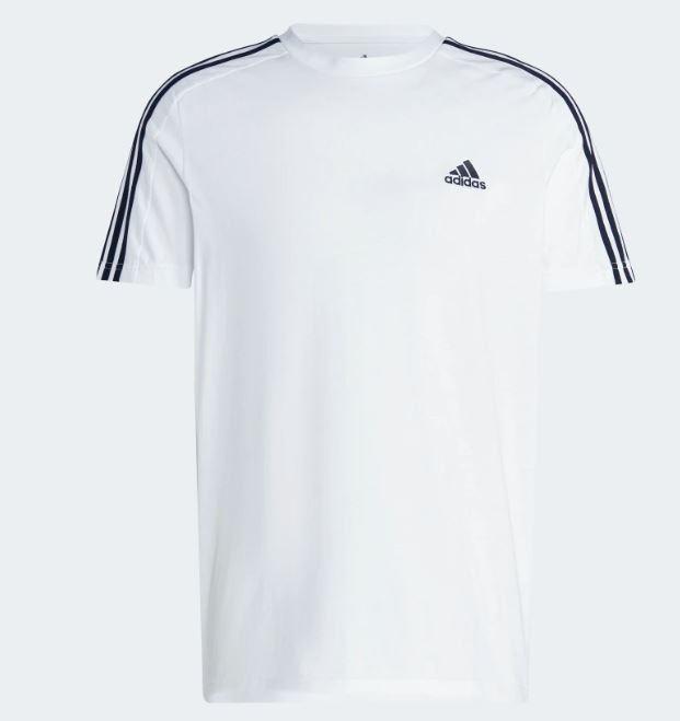 Adidas Essential Single Jersey 3-Streifen T-Shirt