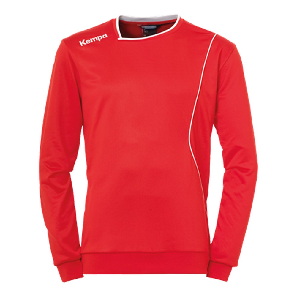 Kempa Curve Trainingssweatshirt rot/weiß