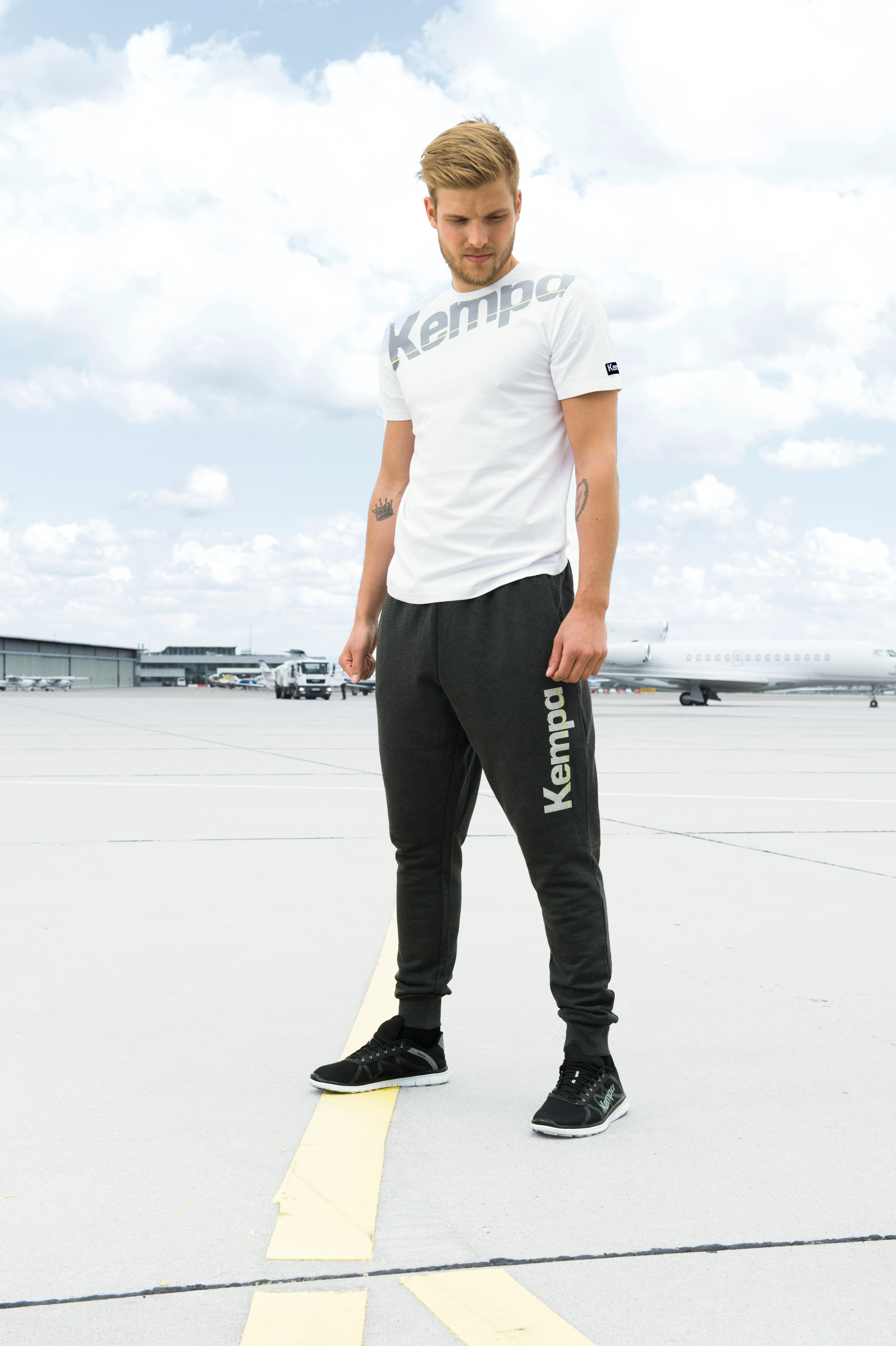 Kempa Core Baumwoll Shirt weiß