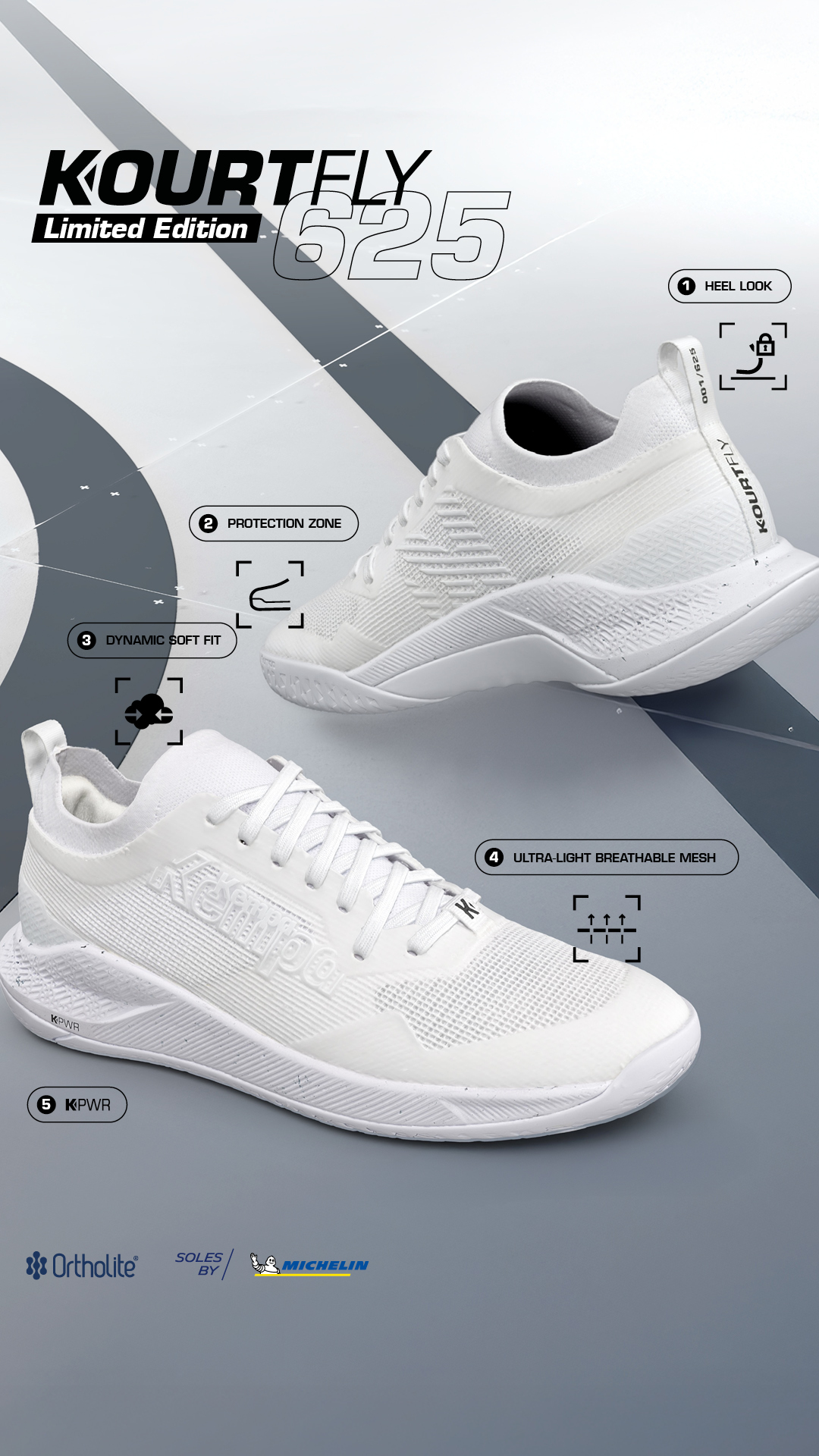 Kempa Handballschuhe Kourtfly SMU Limited Edition 625