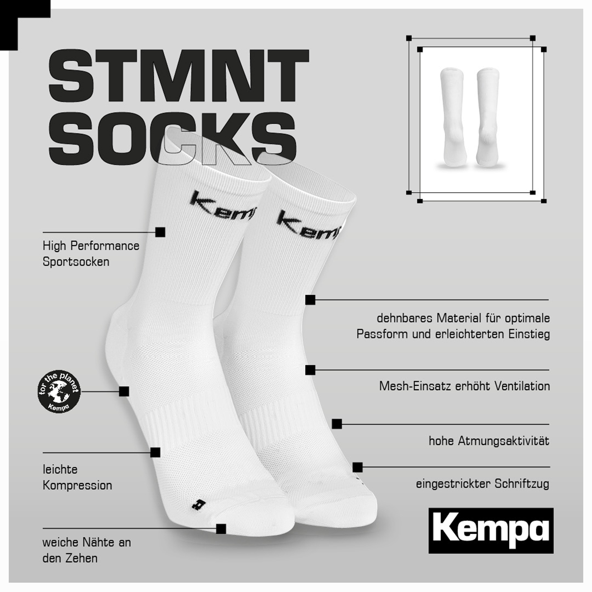 Kempa STMNT Socken