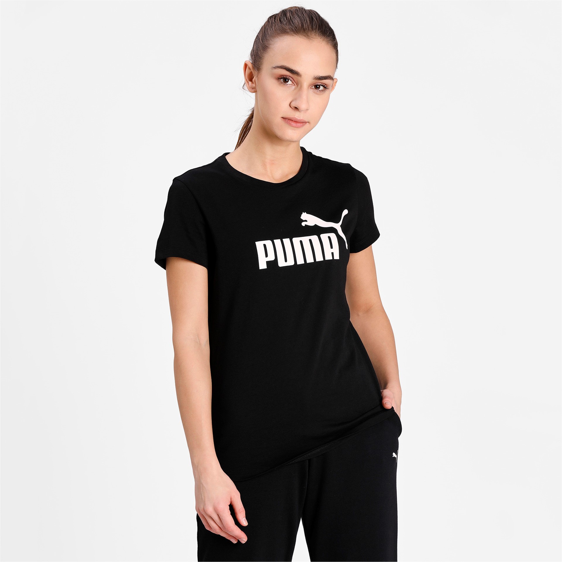 Puma Essentials Logo T-Shirt Damen