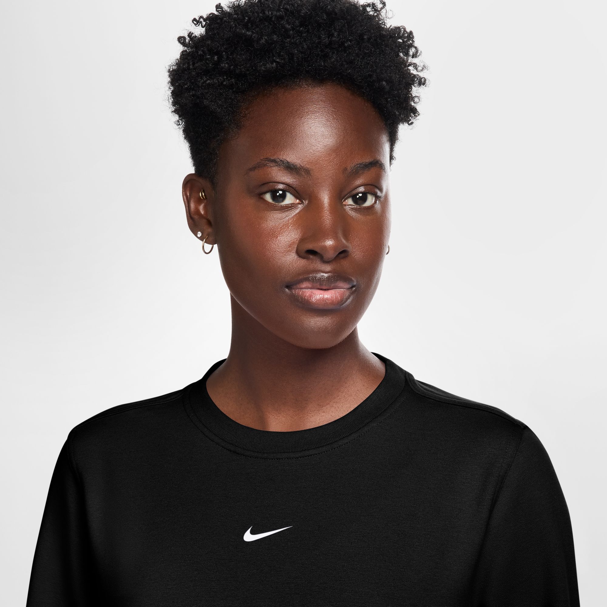 Nike One Dri-Fit Crew-Neck Sweatshirt Damen