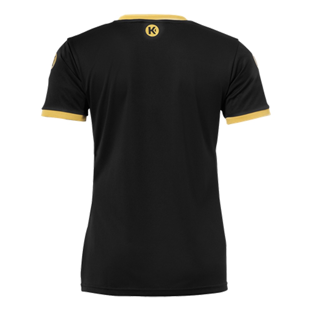 Kempa Curve Damen-Handballtrikot schwarz/gold